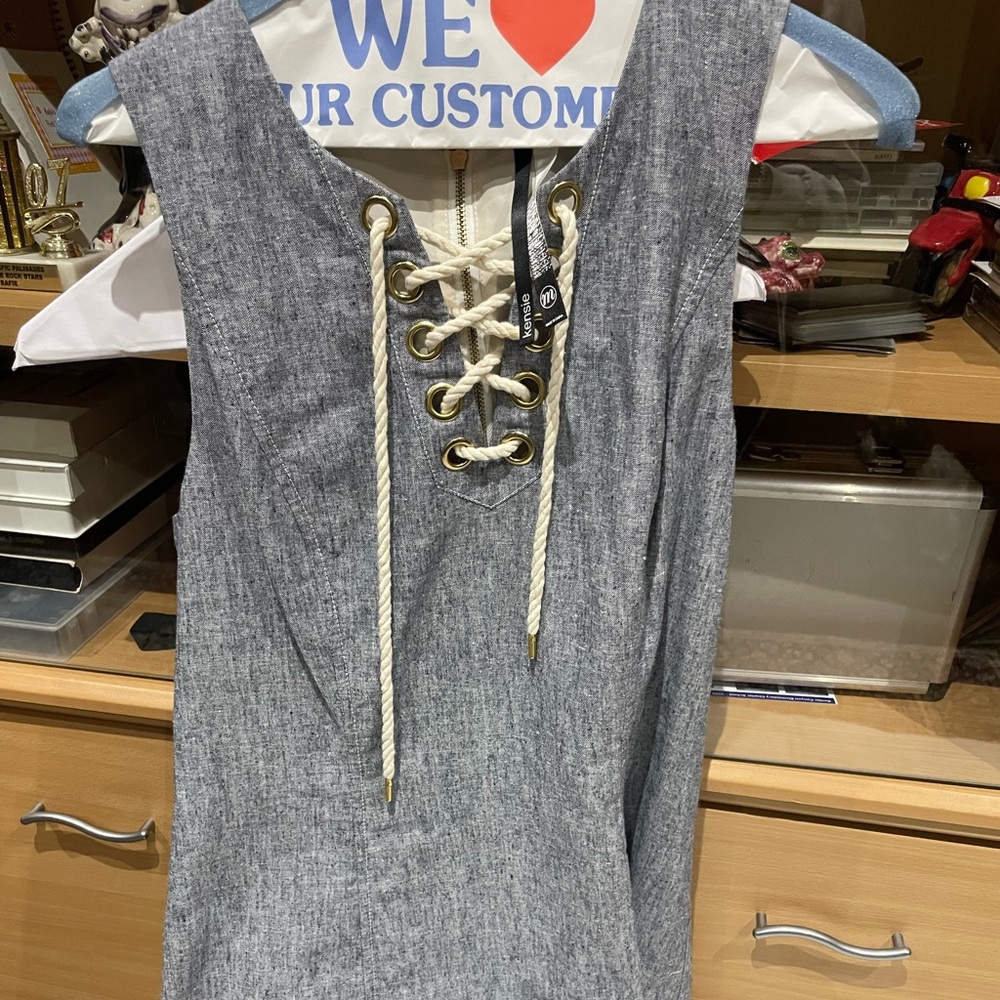 Grey Denim Kensie dress